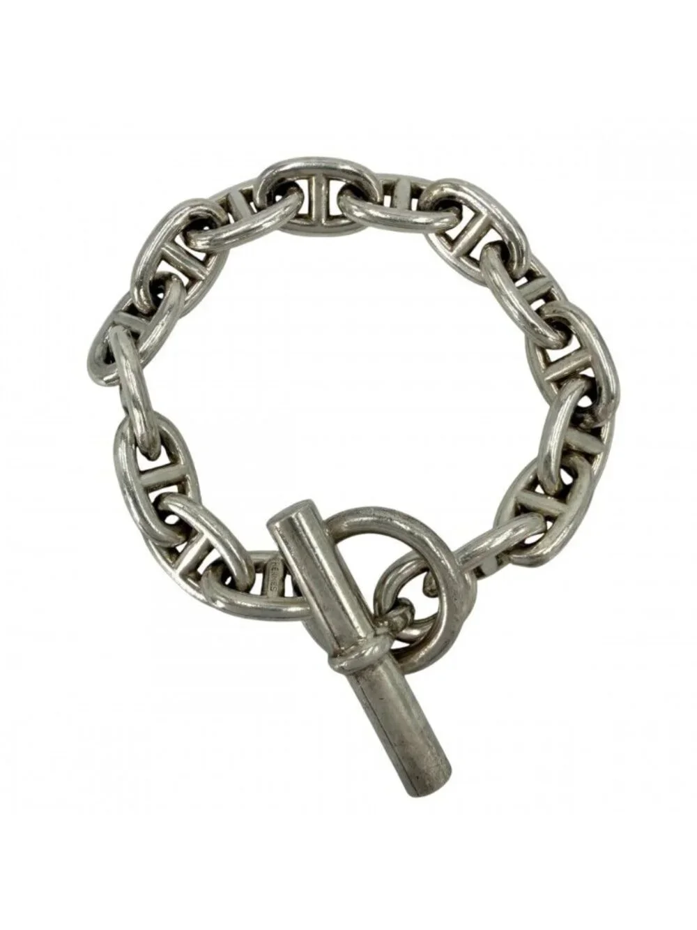 Hermes Bracelet Chaine D'ancre MM 15 Pieces Silver 925 Sterling
